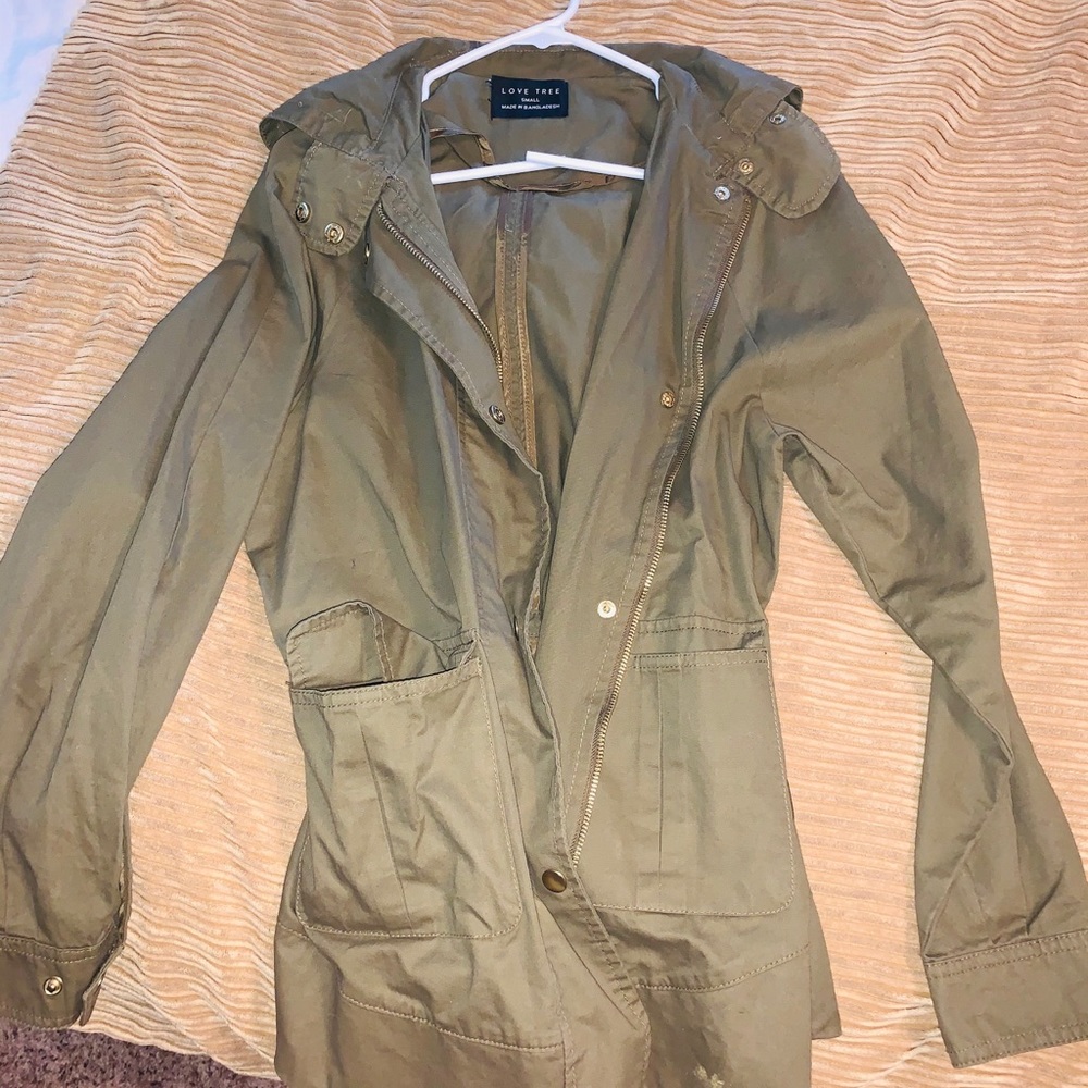 Cute green fall jacket